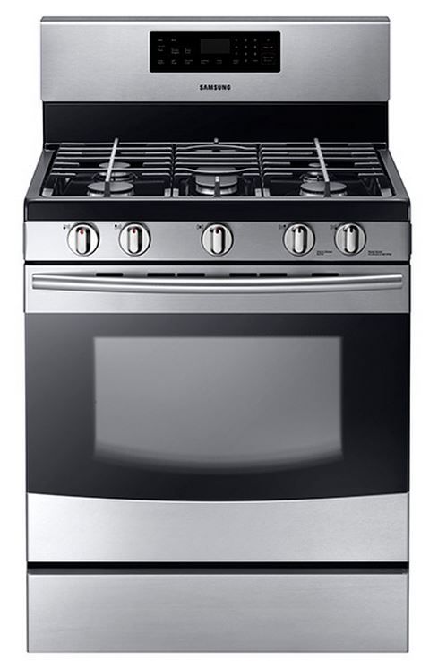 Samsung 30" Stainless Steel Free Standing Gas Range-0