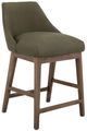 International Furniture Direct Mezquite Brown/Green Bar Stool-0