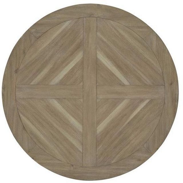 Magnussen Home® Ainsley Cerused Khaki Round Dining Table-3