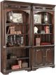 Aspenhome® Sheffield Warm Rubbed Brown Door Bookcases-0