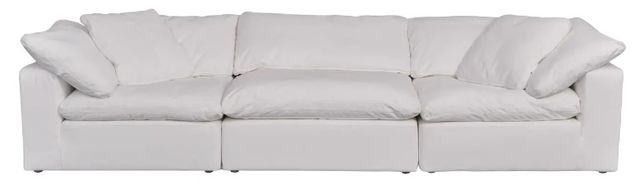 Moe's Home Collection Terra 3-Piece Cream White Sectional Sofa-1