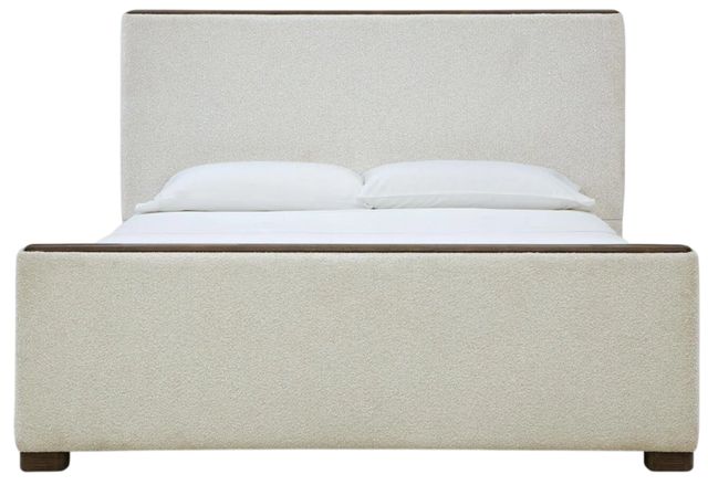 Signature Design by Ashley® Darimore Burnished Brown California King Upholstered Panel Bed-3