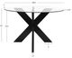 Powell® Auden Glass Top Dining Table with Black Base-2