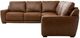Liberty Furniture Blake 5-Piece Venetian Honey Leather Power Reclining Sectional Sofa-3