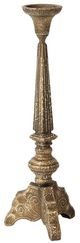 A & B Home Basilia Antique Gold Candlestick Holder-0