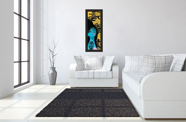 Classy Living Bev Hogue Ink Chiffon I Wall Art-1