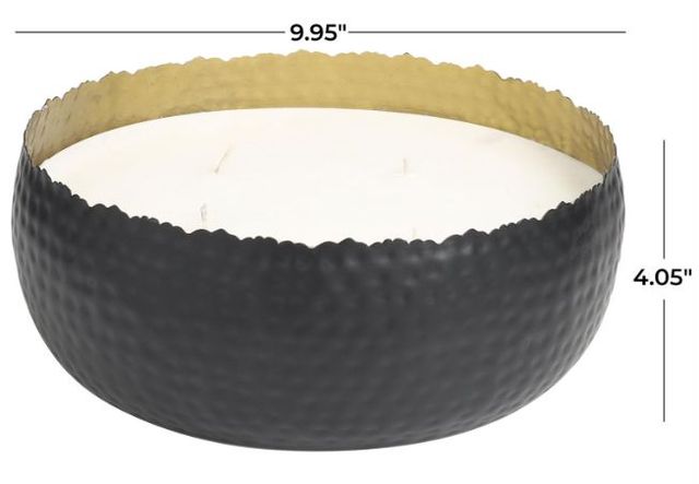 Deco Marche Cosmopolitan Black Campfire Candle-3