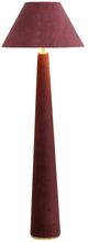 TOV Furniture Graham Burgundy Velvet Floor Lamp-3