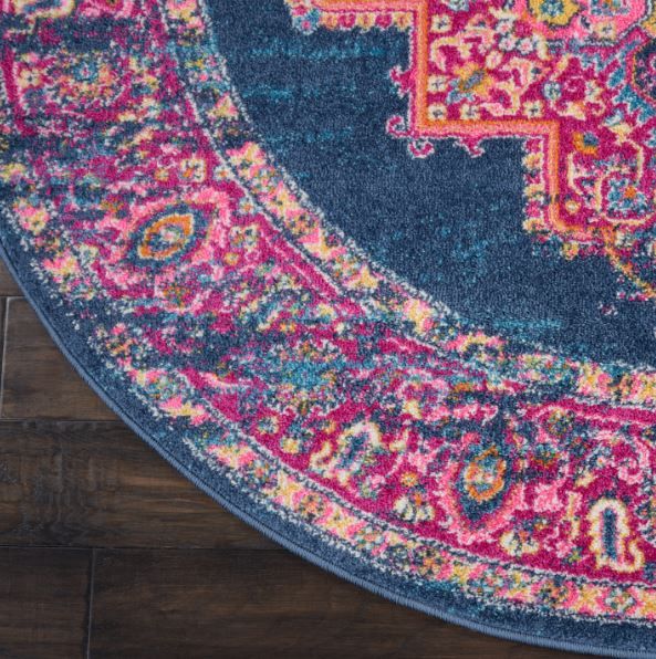 Nourison Home™ Passion 5' Round Style 7 Area Rug-2