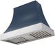 La Cornue Cascade Series 36" Winter Sky Wall Mounted Range Hood with Polished Chrome Trim-0