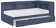 Homelegance® Nora Blue Twin Bookcase Corner Platform Bed-4
