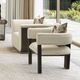 Michael Amini® West Kensington Chunky/Medium Espresso Accent Chair-1