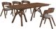 Armen Living Cortina Jackie 5-Piece Walnut Dining Set-0