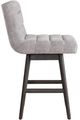 Armen Living Elias Gray Swivel Bar Stool-2