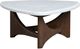 Magnussen Home® Arwen White Cocktail Table with Brown Base-1