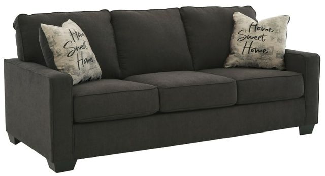 Signature Design by Ashley® Lucina 2-Piece Charcoal Living Room Set-1