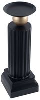 A & B Home Black 15" Iron Candle Holder-2