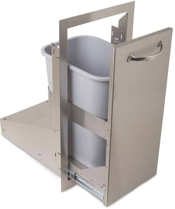 Artisan™ 20" Stainless Steel Two-Can Trash Center-0