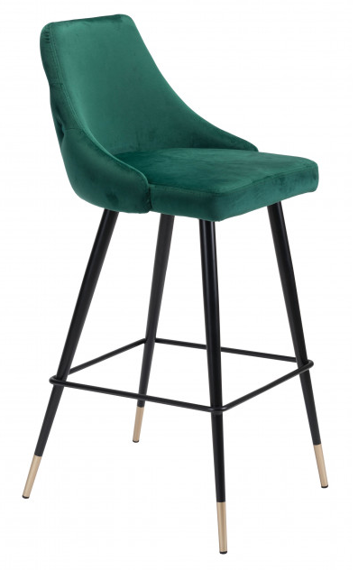Zuo® Modern Piccolo Green Bar Chair-0