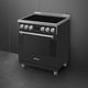 Smeg Professional 30" Matt Black Pro Style Induction Range-2