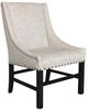 Nest Home Collections Josh Black Wash/Brownstone Arm Chair-0