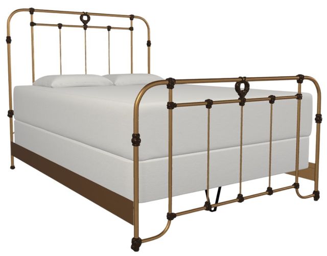 Wesley Allen Customizable Wellington King Iron Bed-1