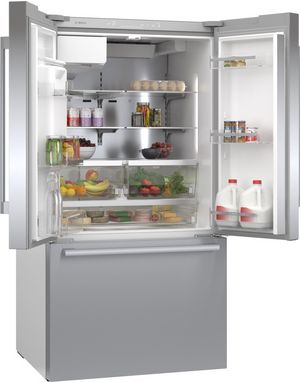 Bosch 500 Series 36 in. 26.0 Cu. Ft. Stainless Steel French Door Refrigerator