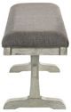 Liberty Furniture Hallendale Gravel/Gravel Wash Dining Bench-3
