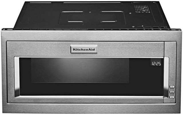KitchenAid® 1.1 Cu. Ft. Stainless Steel Built In Microwave-5