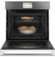 Café™ Minimal Series 30" Platinum Glass Electric Built In Single Oven-2