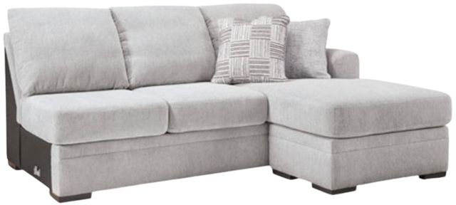 Benchcraft® Gabyleigh 2-Piece Nickel Left-Arm Facing Sectional and Chaise-2