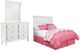 Signature Design by Ashley® Kaslyn 3-Piece White Full Panel Headboard Bed Set-0