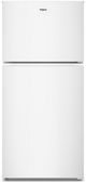 Whirlpool® 30" 19.3 Cu. Ft. White Top Freezer Refrigerator with Total Coverage Cooling-0
