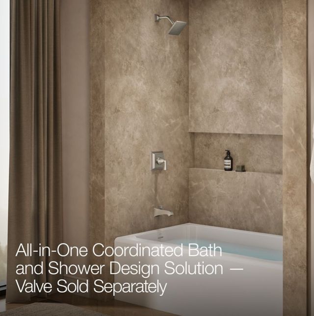 KOHLER® Memoirs® Stately Rite-Temp® Vibrant Brushed Nickel Bath and Shower Trim Kit-3