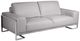 Michael Amini® Mia Bella Light Gray/Stainless Steel Sofa-0
