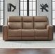 Liberty Furniture Camden Aline Toast Leather Power Reclining Sofa-2