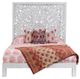 Porter International Designs Bali White Queen Panel Bed-1