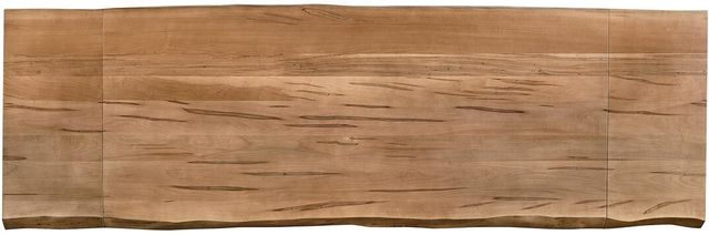 Bassett® Furniture Customizable Crossbuck Live Edge 72" Dining Table with Extendable Leaves-4