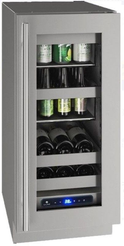U-Line® 15" Undercounter Beverage Center with U-Adjust-0