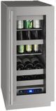 U-Line® 15" Undercounter Beverage Center with U-Adjust-0