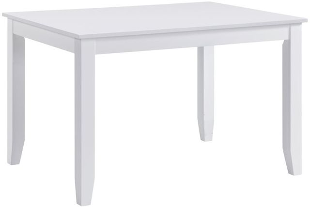 Emerald Home Whitmore White Rectangular Dining Table-0