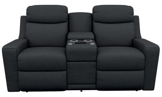 La-Z-Boy® Emmons Storm Power Reclining Loveseat with Console, Headrest, and Lumbar-1
