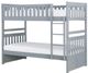 Mazin Furniture Orion Gray Twin/Twin Youth Bunk Bed-1
