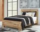 Signature Design by Ashley® Hyanna Tan Brown Queen Panel Bed-4