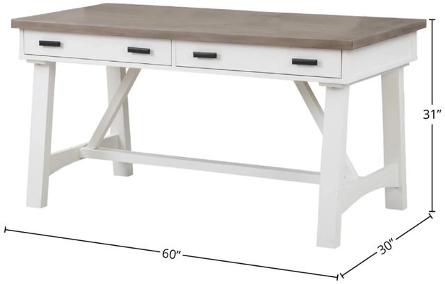 Parker House® Americana Modern Cotton 60" Writing Desk-2