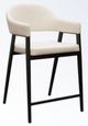 Diamond Sofa® Adele 2-Piece Cream Counter Height Chair Set-1