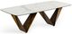 VIG Furniture Modrest Melanie Brown/White Dining Table-0