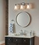 Moen® Eva™ Chrome Three Globe Bath Light-1