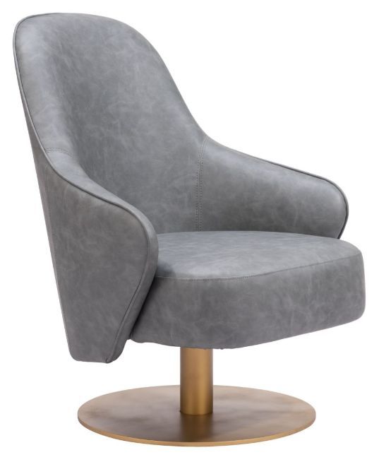 Zuo® Modern Withby Gray Accent Chair-0