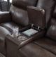 Signature Design by Ashley® Beadel Smoke Power Recliner Loveseat with Adjustable Headrest-3
